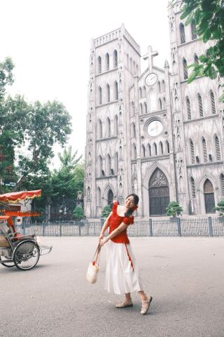 河內週末citywalk！咖啡店太美了！