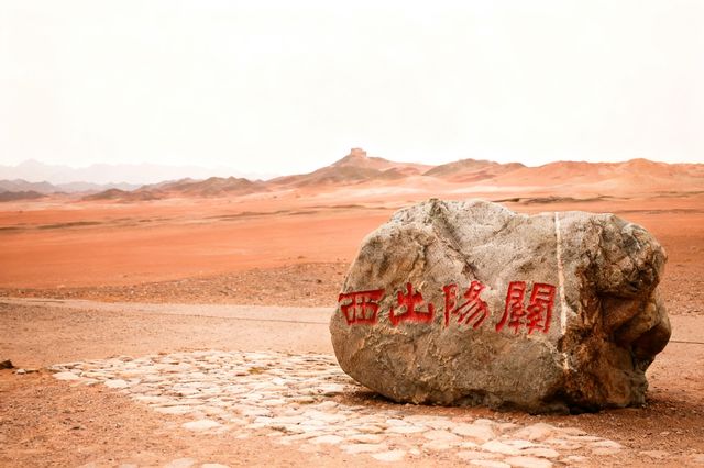 大漠落日、長城殘垣，藏著千年故事～