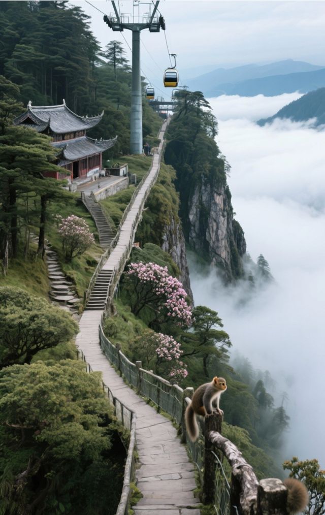 蒼山索道秘境打卡