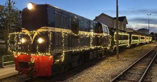 Ride the Portugal Christmas Special Train to find the world's largest Santa Claus