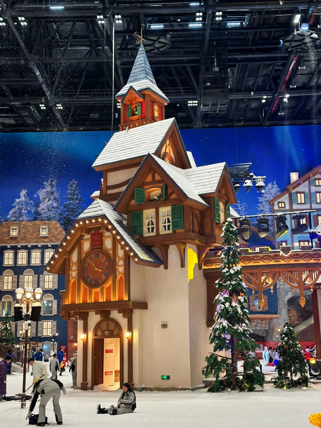 Крупнейший в мире крытый горнолыжный комплекс. Шанхай🇨🇳