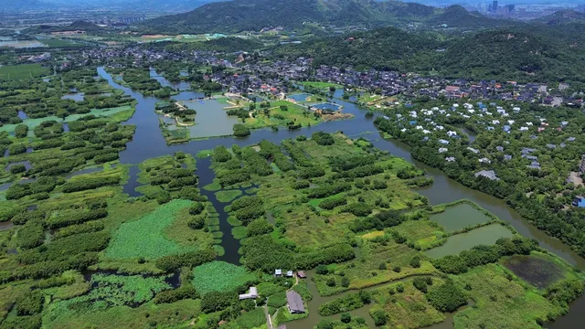 航拍——德清下渚湖 航拍——德清下渚湖