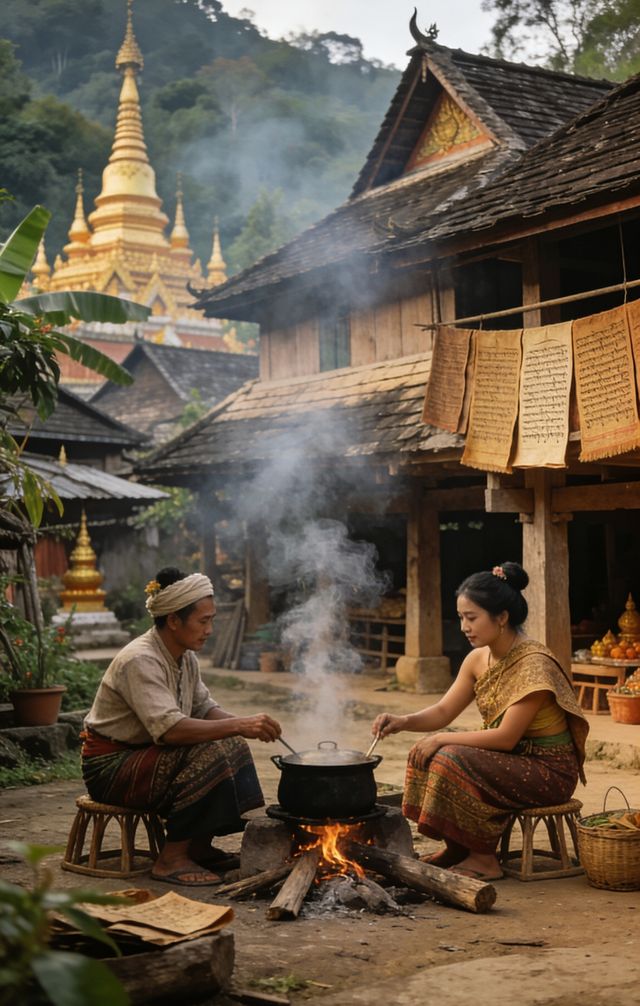 茶王古樹下抄經