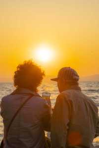 滇池日落封神!橘子海把浪漫焊在昆明黃昏裡