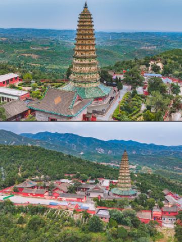 The Golden Light Pagoda from the 1986 version of "Journey to the West" really exists