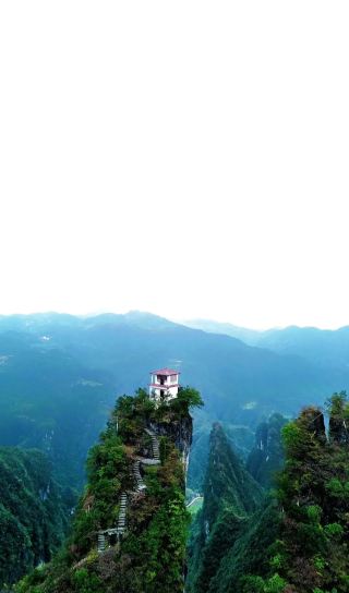 Secret realm in Sinan, Guizhou! The cloud temple on Little Fanjing Mountain is stunning!