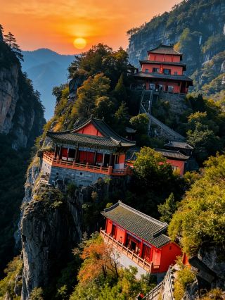 treasures in Danjiangkou, Hubei! Make landscape blockbusters with a cinematic feel. Who says there is only Huang Helou in Hubei? Hidden in the mouth of the Danjiang River, the source of the South-to-North Water Diversion, was first taken