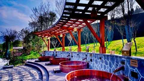 Near Nanchang | A hot spring hotel hidden in 300,000 mu of mountain scenery! — traveler post in Fengxin