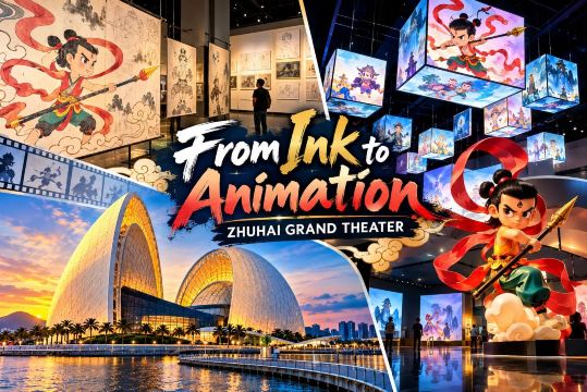 🎨 From Ink to Animation | Zhuhai Grand Theater
