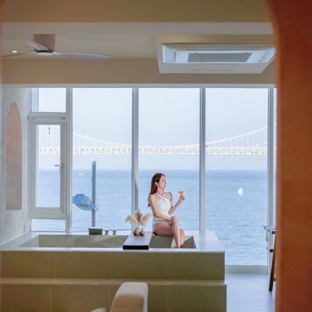 부산 광안리 오션뷰 너무 아름다운 숙소