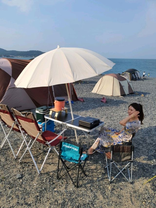 노지캠핑하기 좋은 울산 주전해수욕장🏖