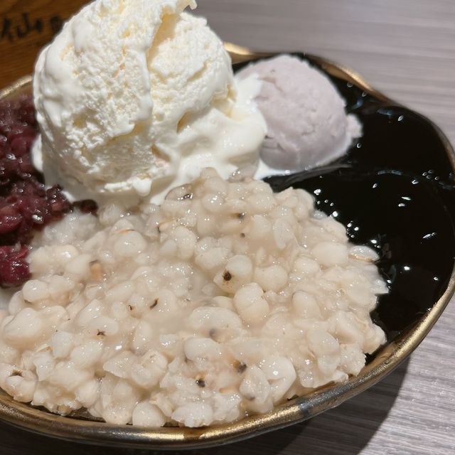 大大碗冰淇淋五式手黑糖冰 @ 嚐仙