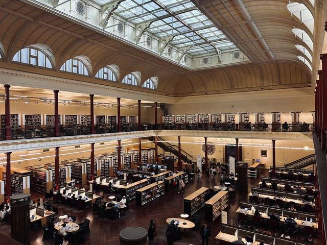 The majestic State Library of Victoria