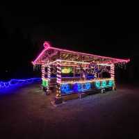 あけぼの山農業公園のクリスマス限定ライトアップ