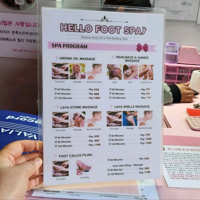 🇵🇭보라카이 남자 마사지사들이 많은 헬로스파 2호점