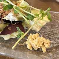 【大阪・難波】大阪もんの食材にこだわり抜いた料理「大阪産料理 空 なんばこめじるし店」