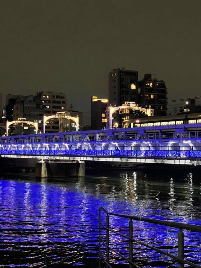 【東京都/隅田川】夜を楽しむ隅田川散歩