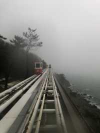 [釜山景點]不一樣的天空膠囊列車 - Blueline Park
