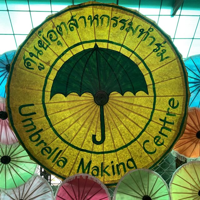 Visit the beautiful Umbrella Making Center - Chiang Mai