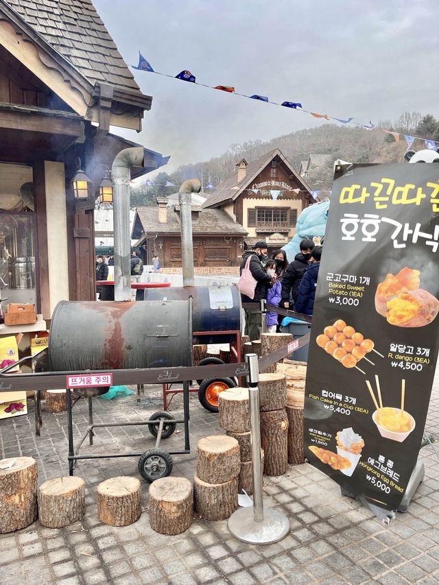 겨울엔 역시 눈썰매!🛷❄️