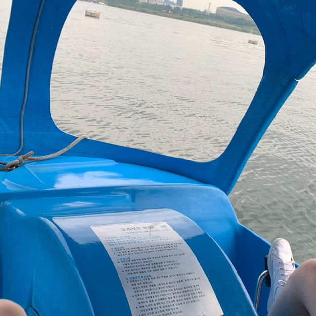 Duck boat on the Han River