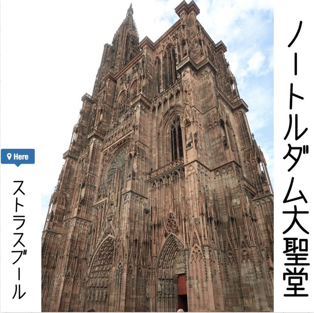 パリだけじゃない？！ストラスブールのノートルダム大聖堂⛪️【フランス観光記】