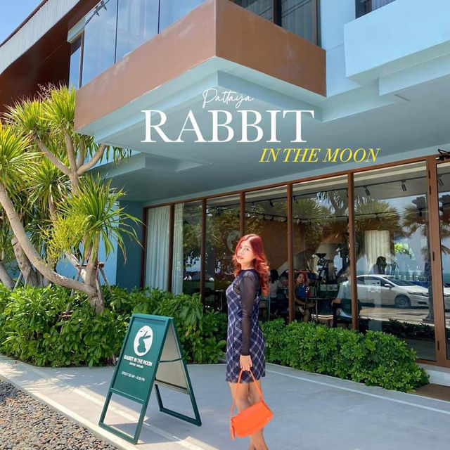 RABBIT IN THE MOON 🐇🌕  #คาเฟ่พัทยา