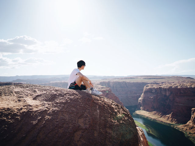 🇺🇸 美國之旅必遊景點！馬蹄灣 清澈藍色海灣 自駕遊最佳！🏞️