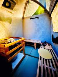 【最高】整った後は川にダイブ！おちあいろうの貸切プライベートテントサウナが凄い⛺️🧖‍♀️