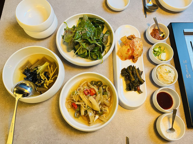 부산 한국적인 분위기의 고기맛집