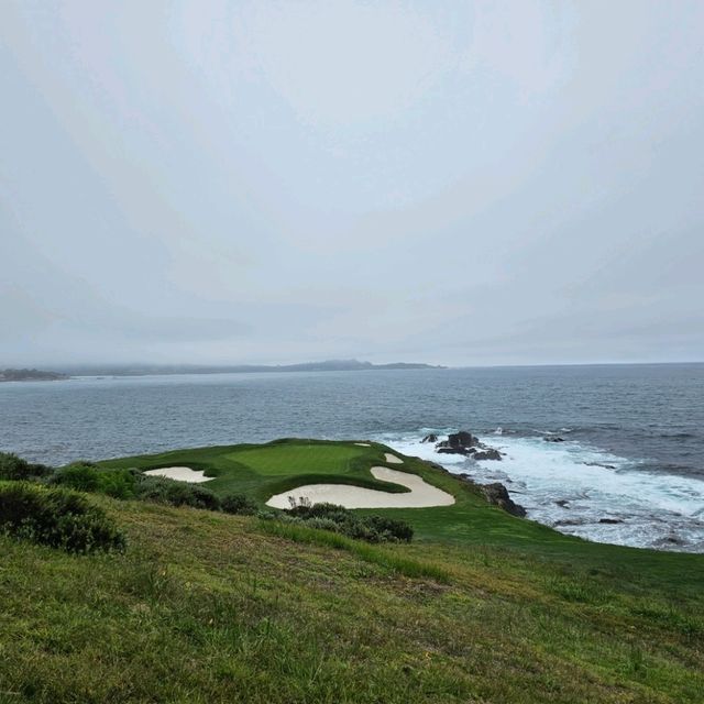 Spanish bay and 17-mile drive at Pebble beach