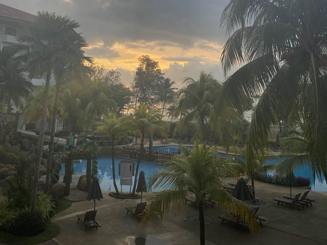 Sunrise view at Swiss Garden Beach Resort Kuantan