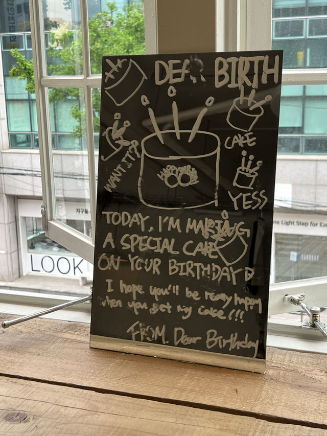 韓国/ソウル【聖水洞】Dear Birthday