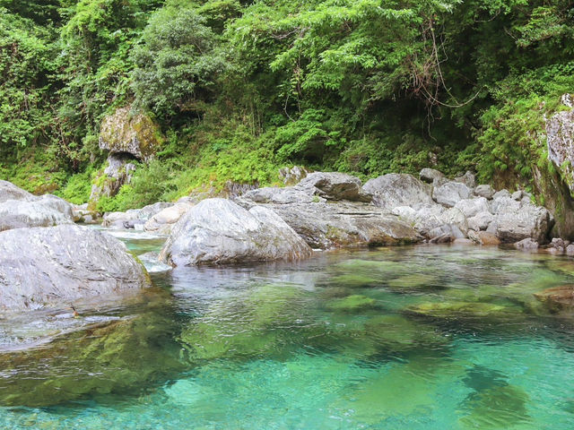 【高知】絶景の仁淀ブルーで川遊び