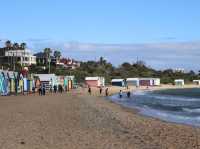 Brighton bathing boxes ห้องอาบน้ำที่เมลเบิร์น