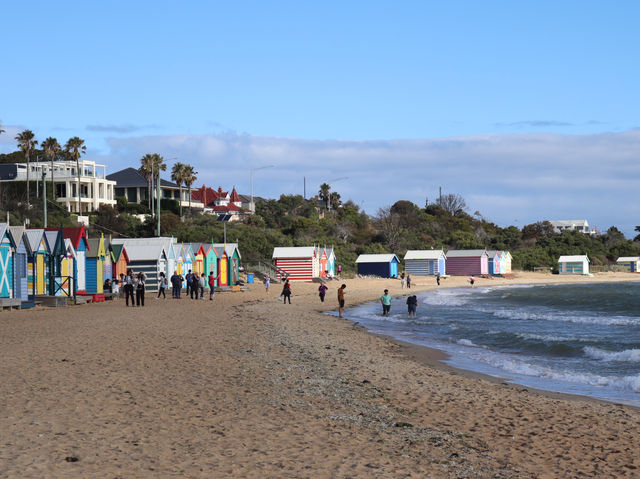 Brighton bathing boxes ห้องอาบน้ำที่เมลเบิร์น