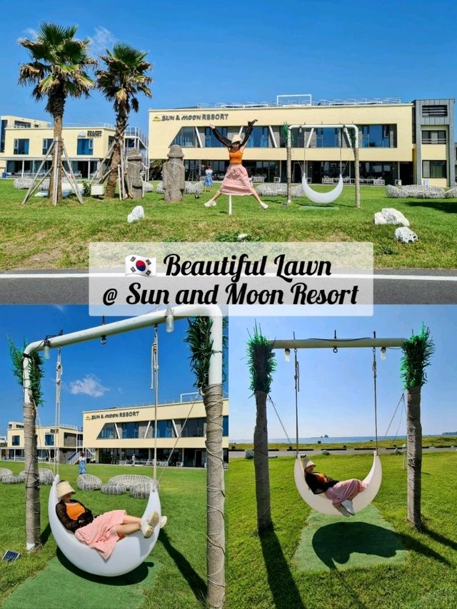 🇰🇷 Beautiful Lawn @ Sun and Moon Resort