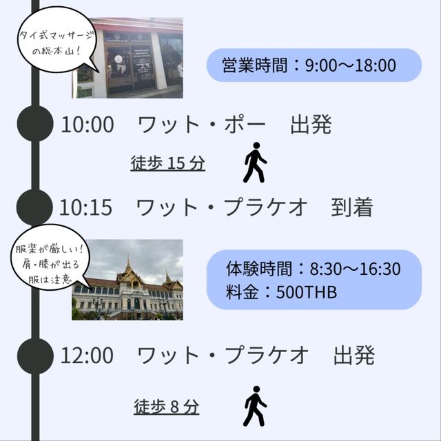 【バンコク】初心者向け！定番旅行プラン