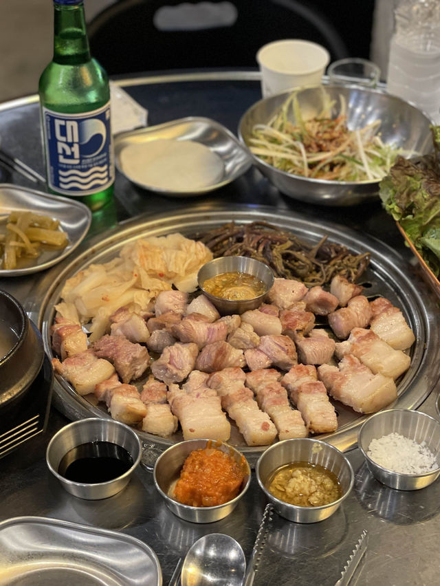 🥓노포 감성! 삼겹&목살 열무국수 비빔면 존맛인 곳💖