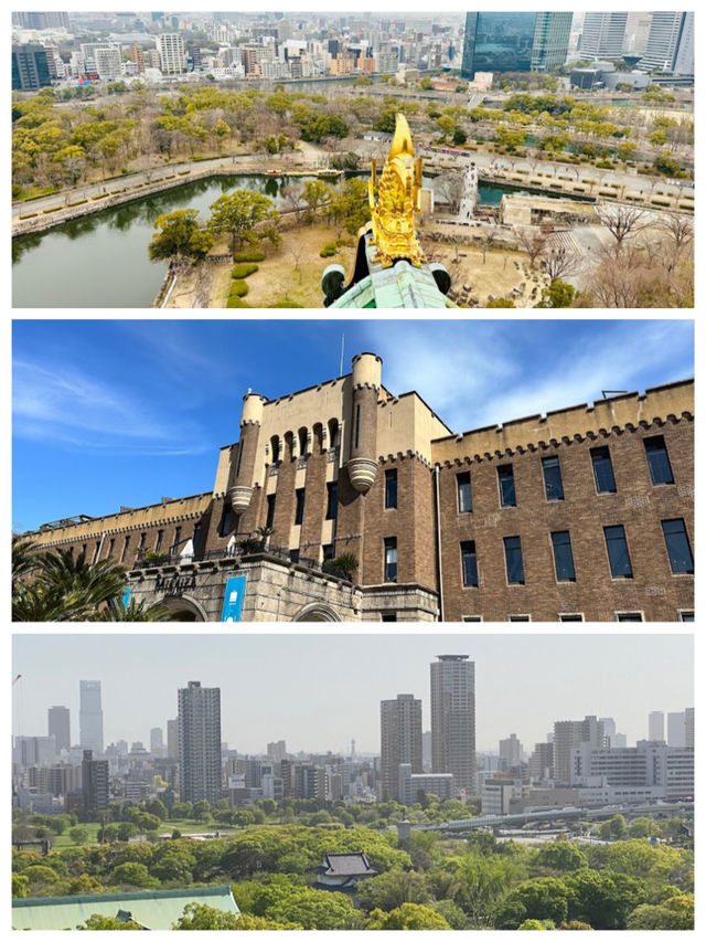 🇯🇵大阪城：歷史名勝，展示戰國時代文物
