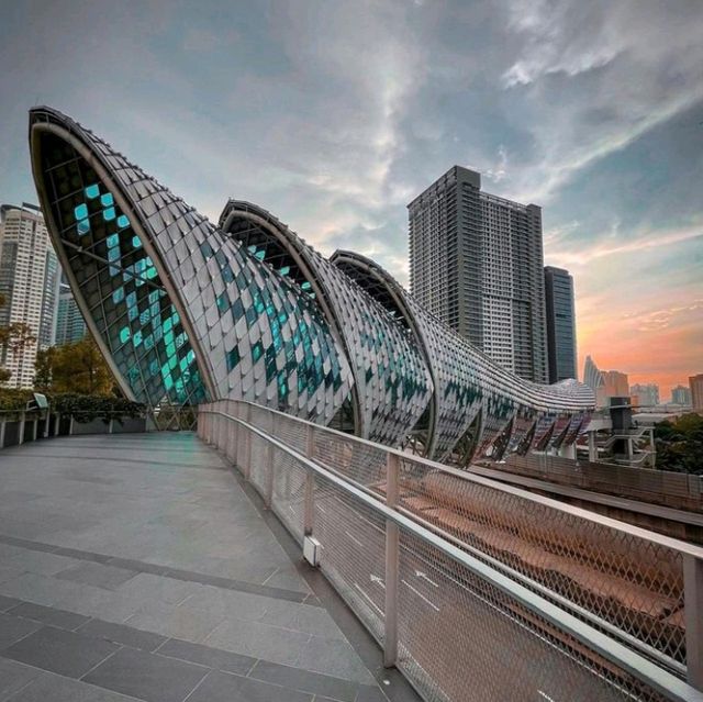 Saloma Bridge - Beautiful skyline of Kuala Lumpur