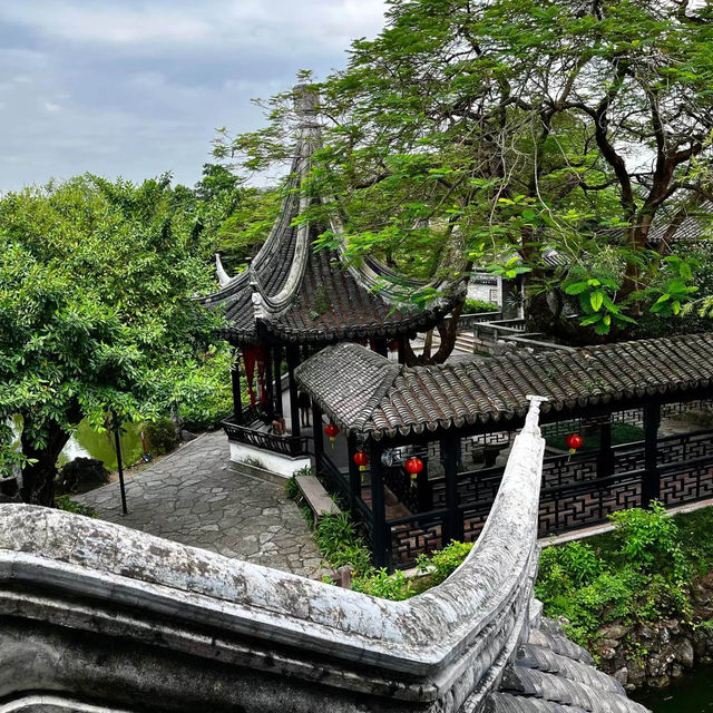 清暉園：古典園林，漫步賞景