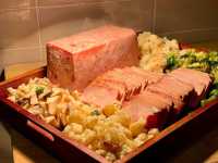 Asian street food buffet dinner