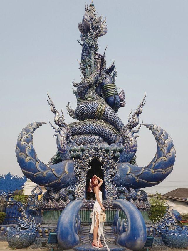 清萊🇹🇭全球唯一藍色廟宇💙