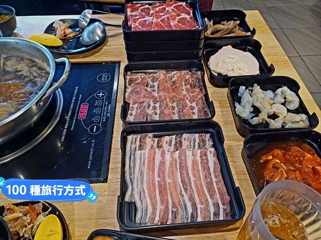 泰國清邁「249泰銖無限量自助火鍋！Shabu buffet immee 衛生乾淨環境好，性價比高」