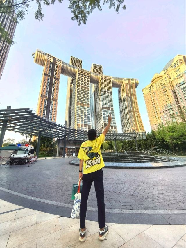 Raffles City Mall in Chongqing is impressive Mall.