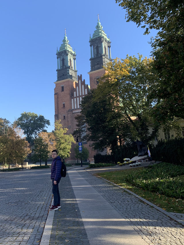 Autumn Serenity: A Stroll Through Poznań's Historic Ostrów Tumski