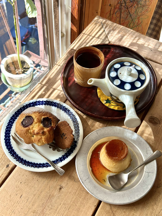 Charming Afternoon at Kurumi Dou Café in Kyodo