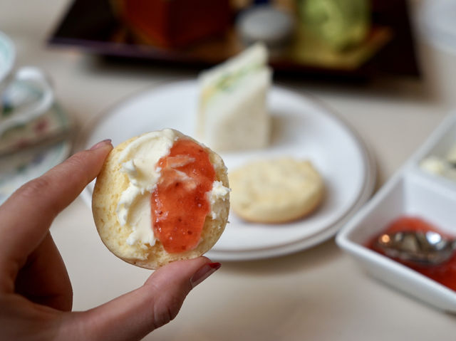Elegant Afternoon Tea at Urayasu Brighton Hotel Tokyo Bay