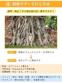 【タイ】アユタヤの行き方4選を徹底比較✨
